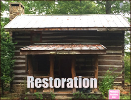 Historic Log Cabin Restoration  Barren County, Kentucky